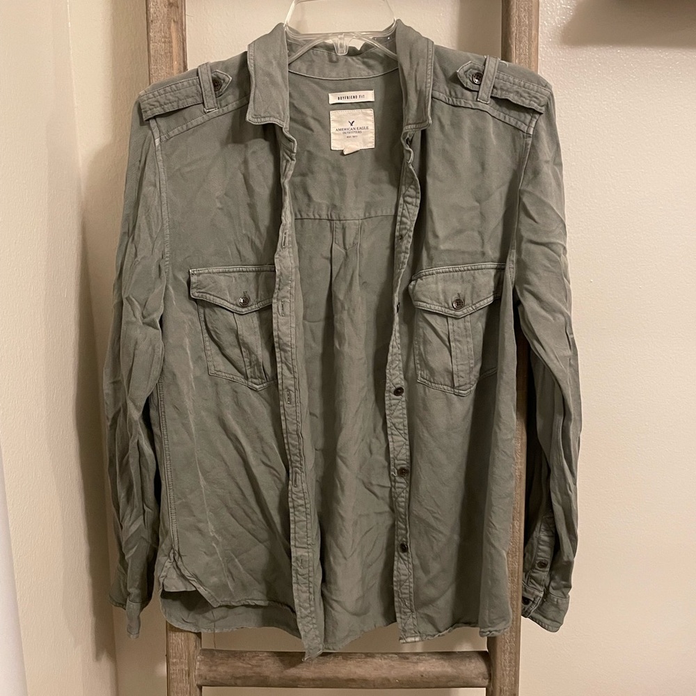 American Eagle Military Top